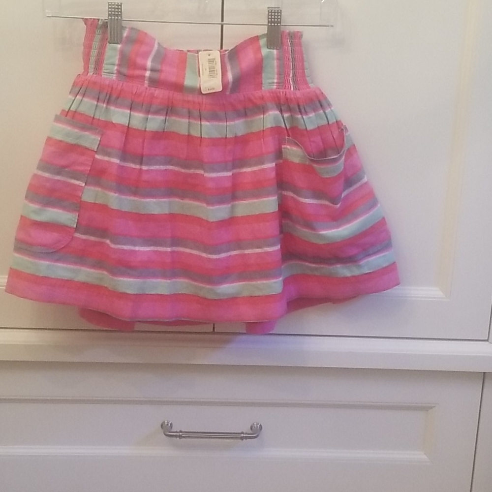 Aerie Striped Pink Skirt